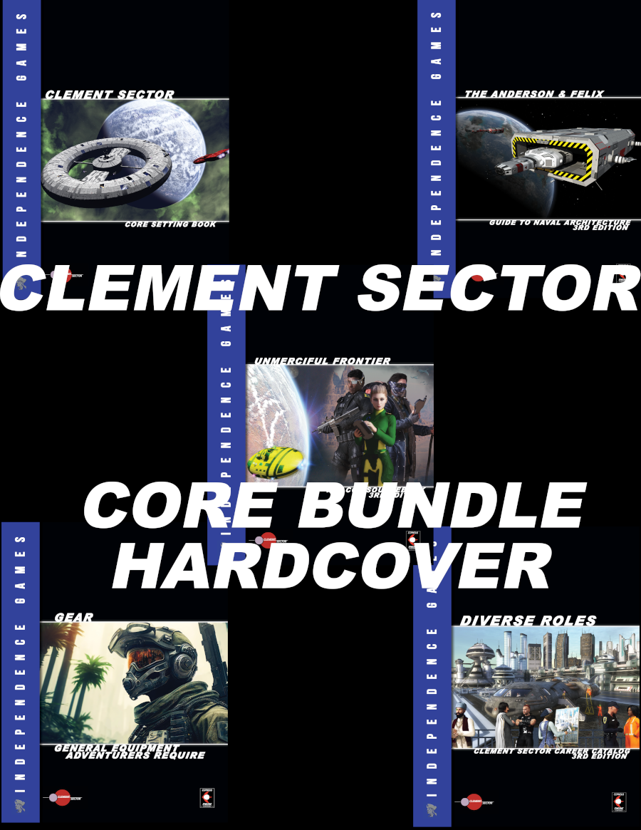 Clement Sector RPG Core Hardcover Bundle (Hardcover)