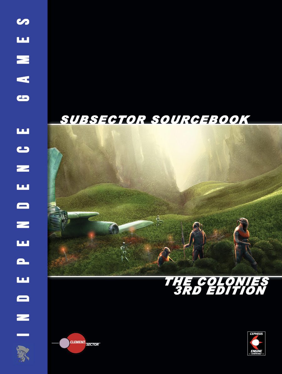 Subsector Sourcebook: The Colonies (Hardcover)